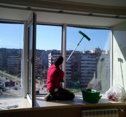 Мытье окон в однокомнатной квартире Киров